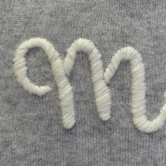 BANANA REPUBLIC Crew Neck Knit‎ Embroidered Merci Cozy Soft Lightweight Sweater - Picture 11 of 16